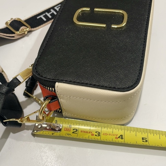 Marc Jacobs “The Snapshot Bag” Black, Orange & Cream—BEAUTIFUL!! Like New!! - Picture 13 of 14
